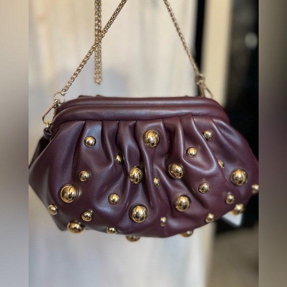 🍷URBAN EXPRESSIONS WINE/BROWN CAREY BAG🍷NWT - Picture 15 of 17